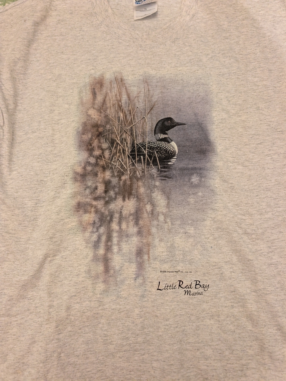 Heather Gray Graphic Crewneck Shirt - Loon Design